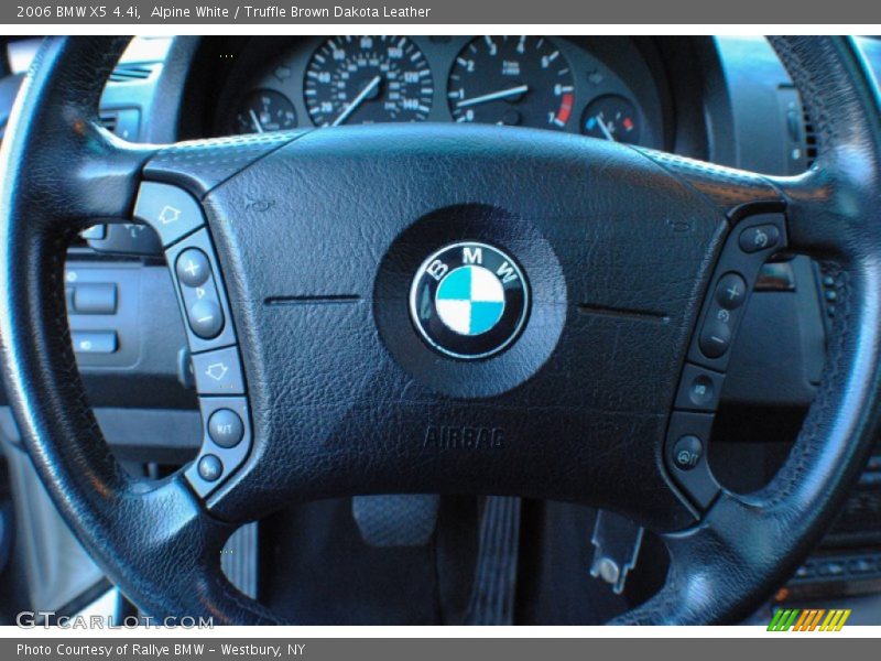 Alpine White / Truffle Brown Dakota Leather 2006 BMW X5 4.4i