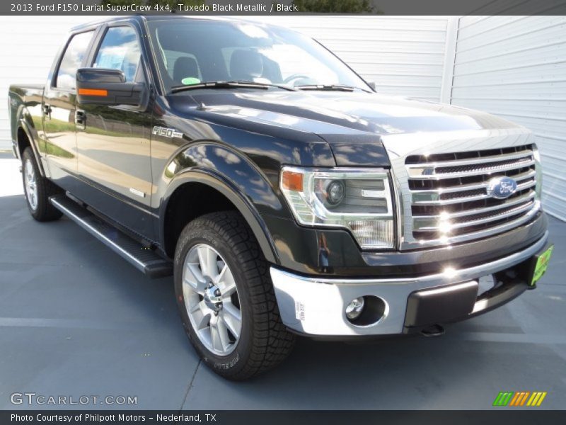 Tuxedo Black Metallic / Black 2013 Ford F150 Lariat SuperCrew 4x4