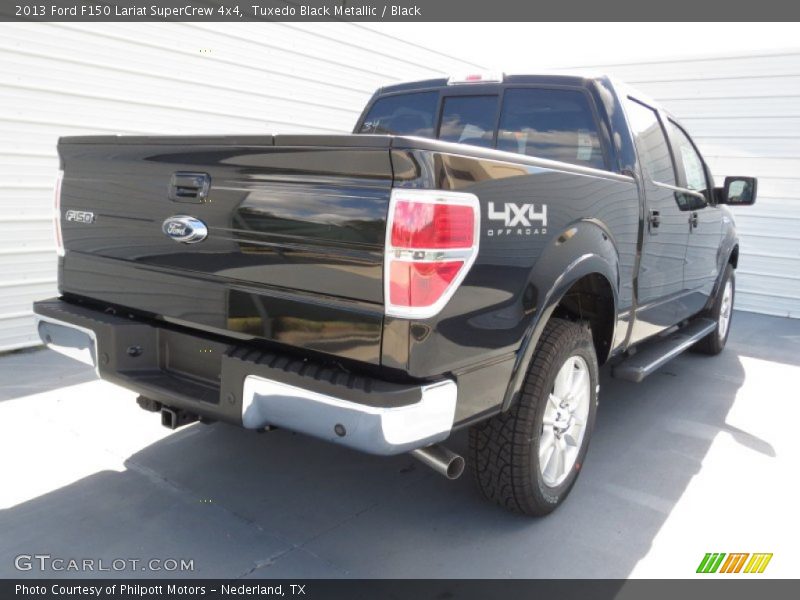 Tuxedo Black Metallic / Black 2013 Ford F150 Lariat SuperCrew 4x4