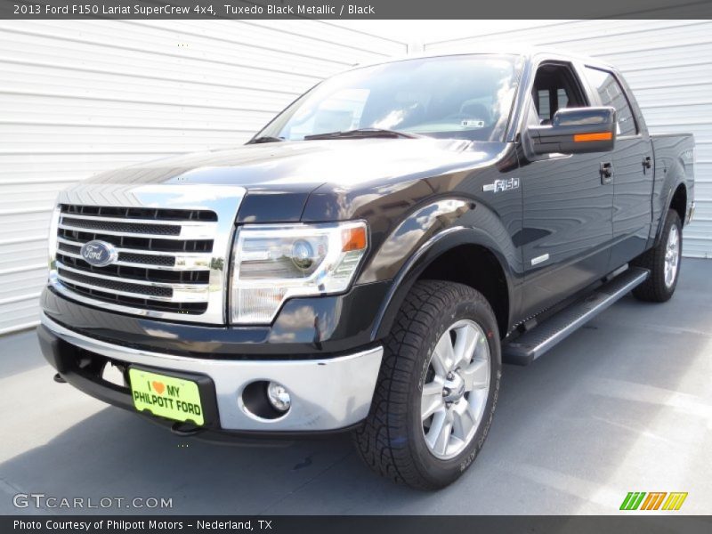 Tuxedo Black Metallic / Black 2013 Ford F150 Lariat SuperCrew 4x4