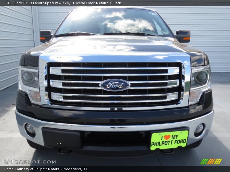 Tuxedo Black Metallic / Black 2013 Ford F150 Lariat SuperCrew 4x4