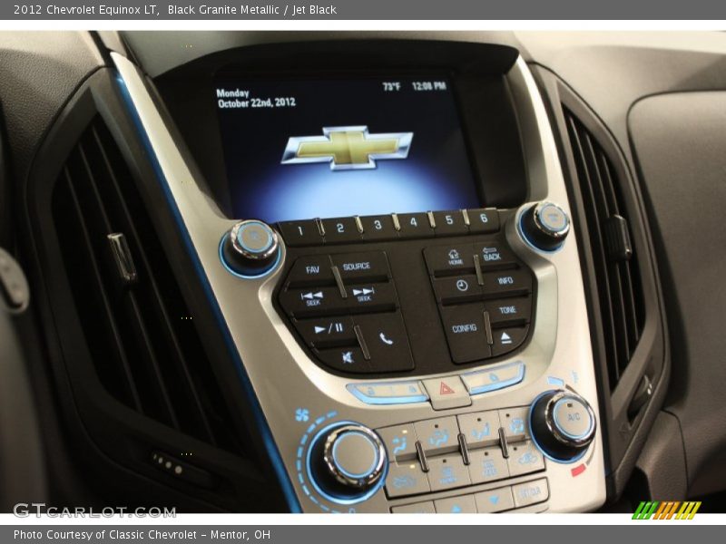 Black Granite Metallic / Jet Black 2012 Chevrolet Equinox LT