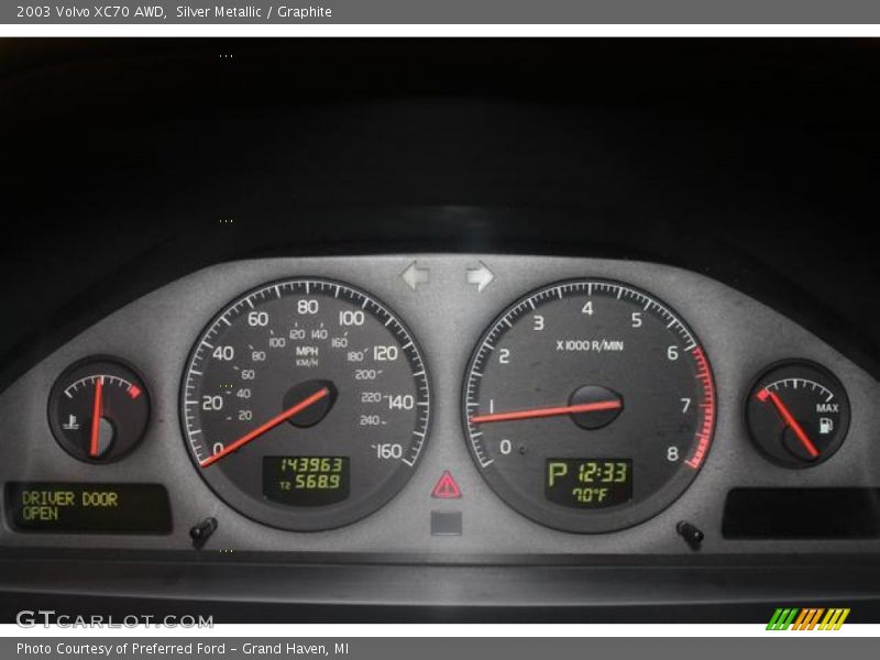 Silver Metallic / Graphite 2003 Volvo XC70 AWD