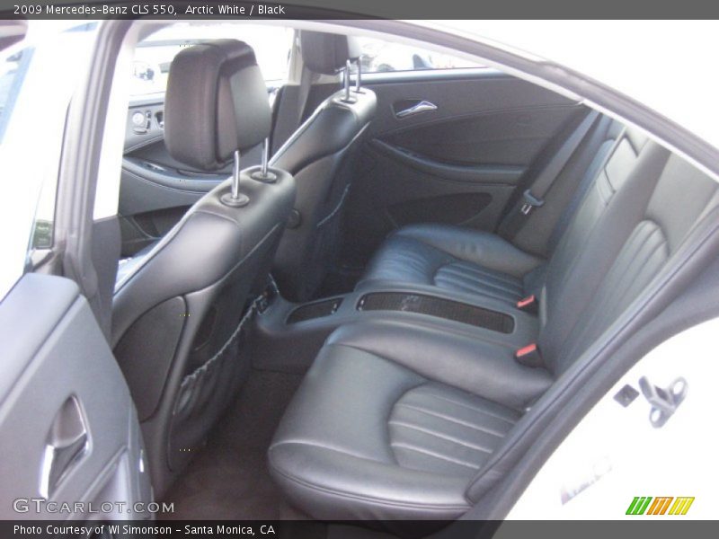 Arctic White / Black 2009 Mercedes-Benz CLS 550