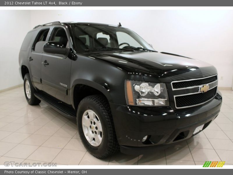Black / Ebony 2012 Chevrolet Tahoe LT 4x4