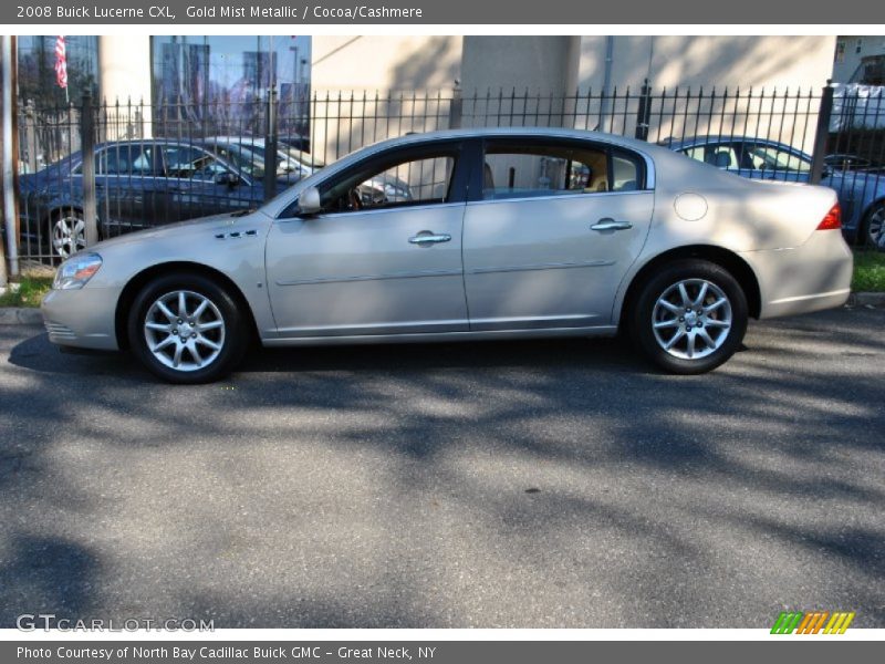 Gold Mist Metallic / Cocoa/Cashmere 2008 Buick Lucerne CXL