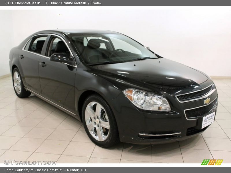 Black Granite Metallic / Ebony 2011 Chevrolet Malibu LT