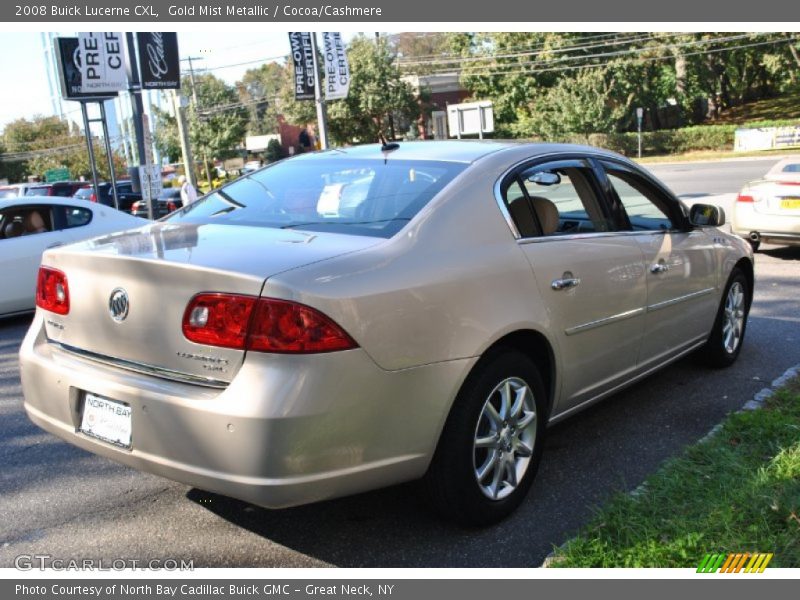 Gold Mist Metallic / Cocoa/Cashmere 2008 Buick Lucerne CXL