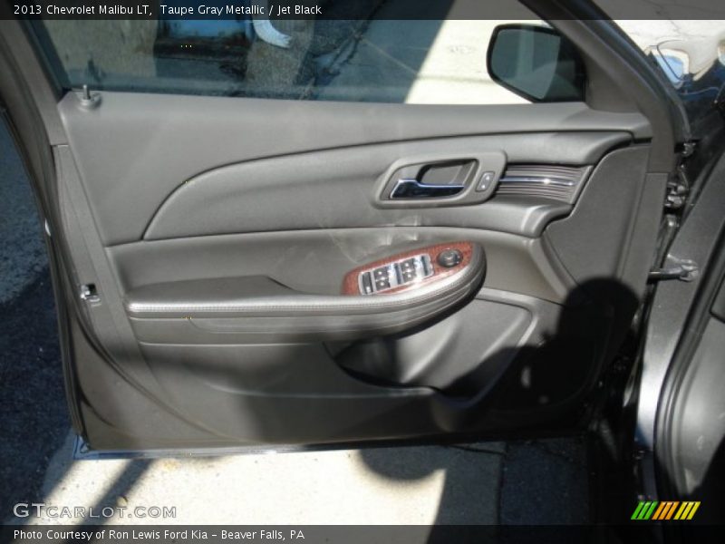 Taupe Gray Metallic / Jet Black 2013 Chevrolet Malibu LT