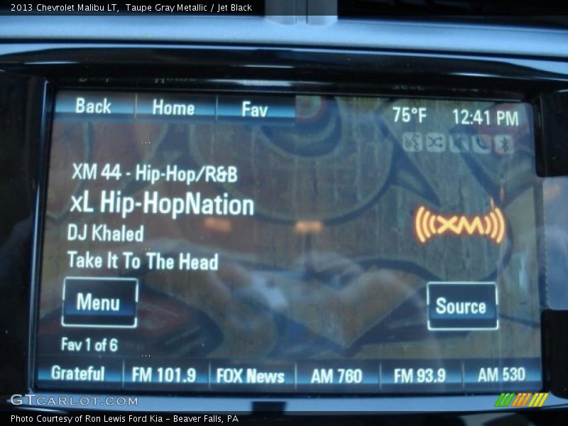 Taupe Gray Metallic / Jet Black 2013 Chevrolet Malibu LT