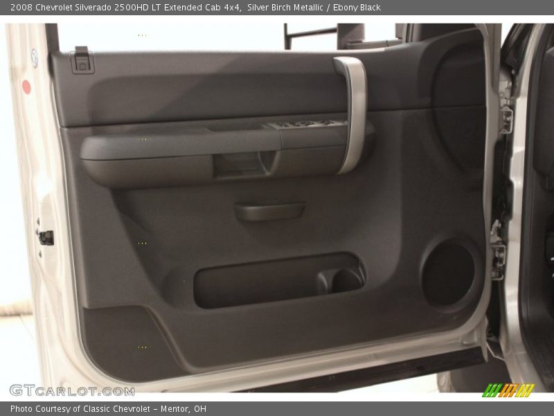 Silver Birch Metallic / Ebony Black 2008 Chevrolet Silverado 2500HD LT Extended Cab 4x4