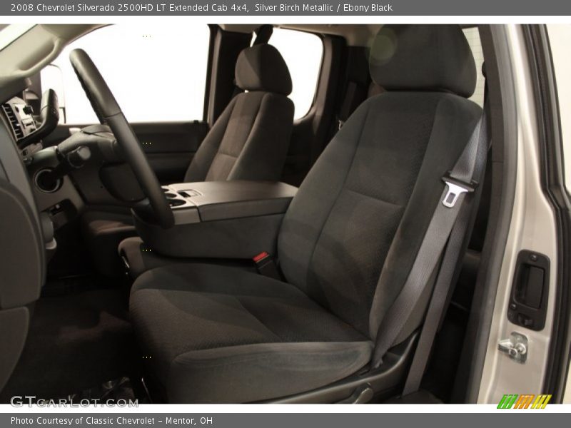 Silver Birch Metallic / Ebony Black 2008 Chevrolet Silverado 2500HD LT Extended Cab 4x4