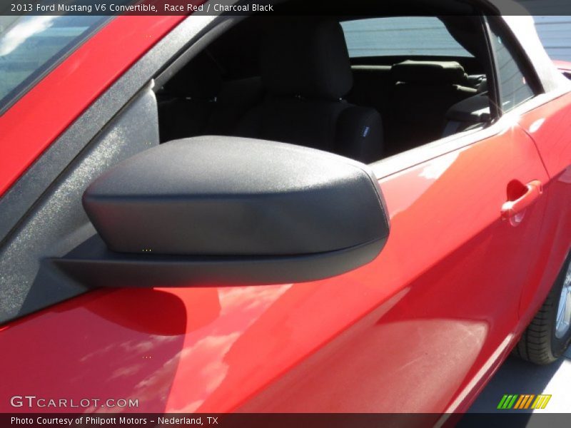 Race Red / Charcoal Black 2013 Ford Mustang V6 Convertible