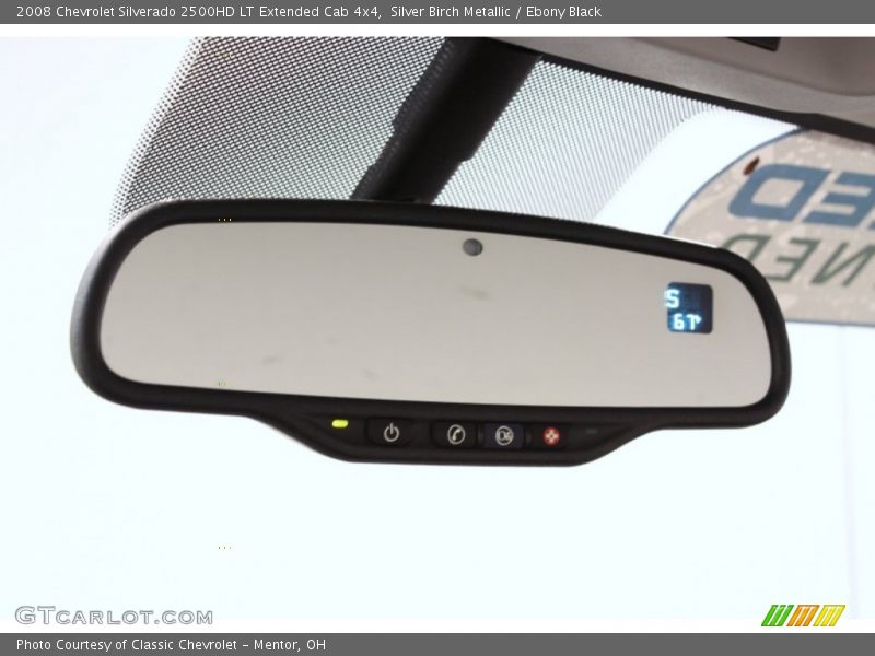 Silver Birch Metallic / Ebony Black 2008 Chevrolet Silverado 2500HD LT Extended Cab 4x4