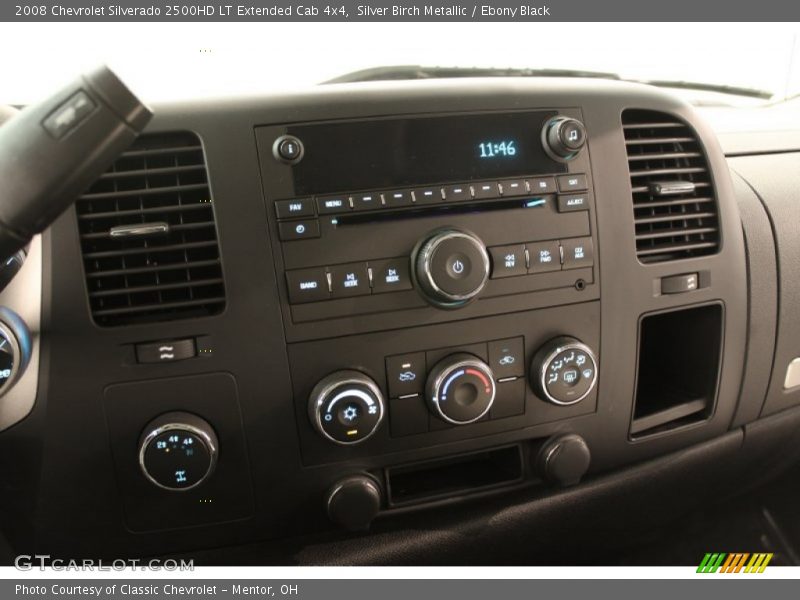 Silver Birch Metallic / Ebony Black 2008 Chevrolet Silverado 2500HD LT Extended Cab 4x4