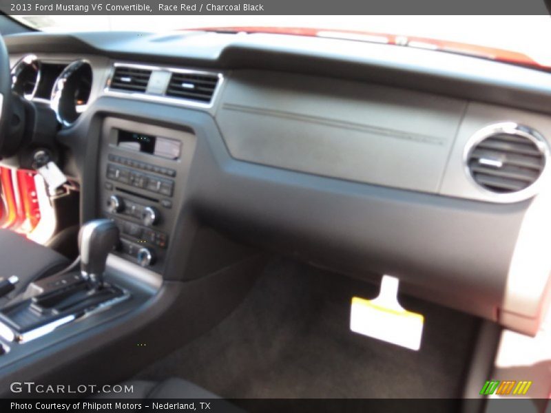 Race Red / Charcoal Black 2013 Ford Mustang V6 Convertible