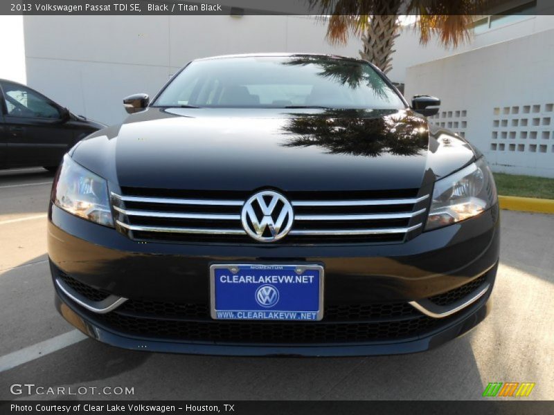 Black / Titan Black 2013 Volkswagen Passat TDI SE