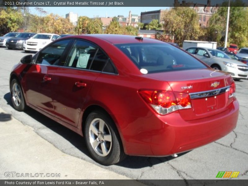 Crystal Red Metallic Tintcoat / Jet Black 2013 Chevrolet Cruze LT