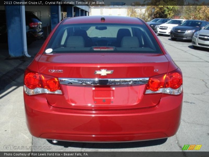 Crystal Red Metallic Tintcoat / Jet Black 2013 Chevrolet Cruze LT