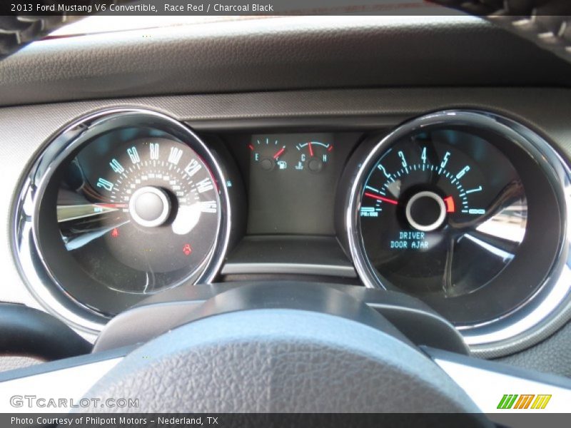 Race Red / Charcoal Black 2013 Ford Mustang V6 Convertible