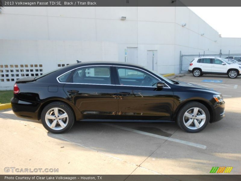 Black / Titan Black 2013 Volkswagen Passat TDI SE