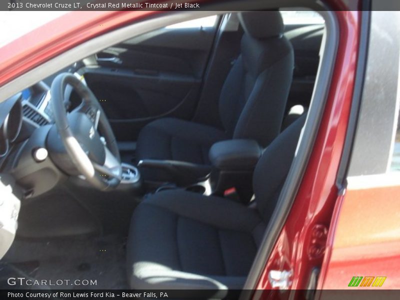 Crystal Red Metallic Tintcoat / Jet Black 2013 Chevrolet Cruze LT