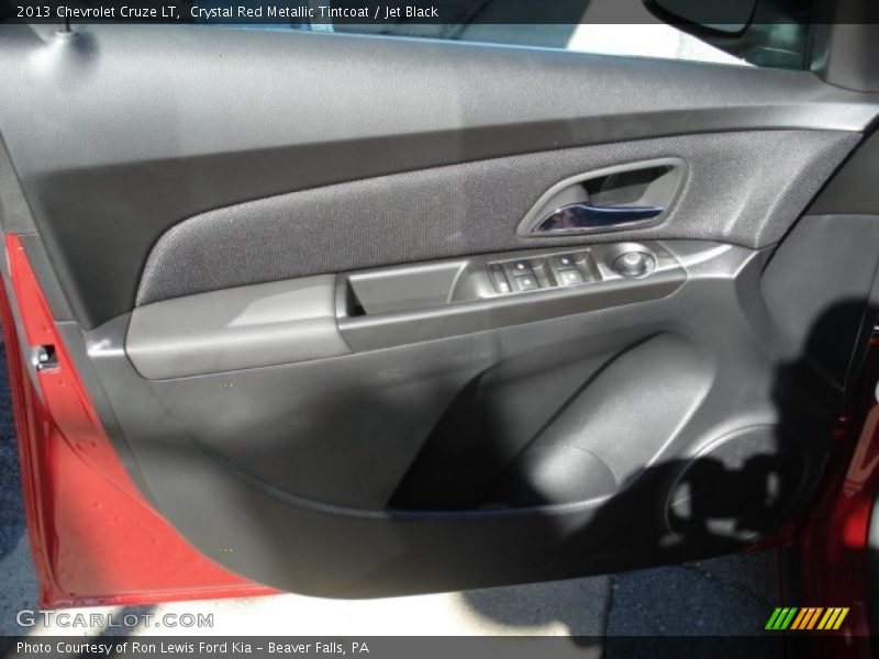 Crystal Red Metallic Tintcoat / Jet Black 2013 Chevrolet Cruze LT