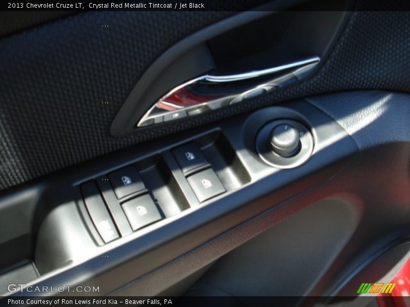 Crystal Red Metallic Tintcoat / Jet Black 2013 Chevrolet Cruze LT