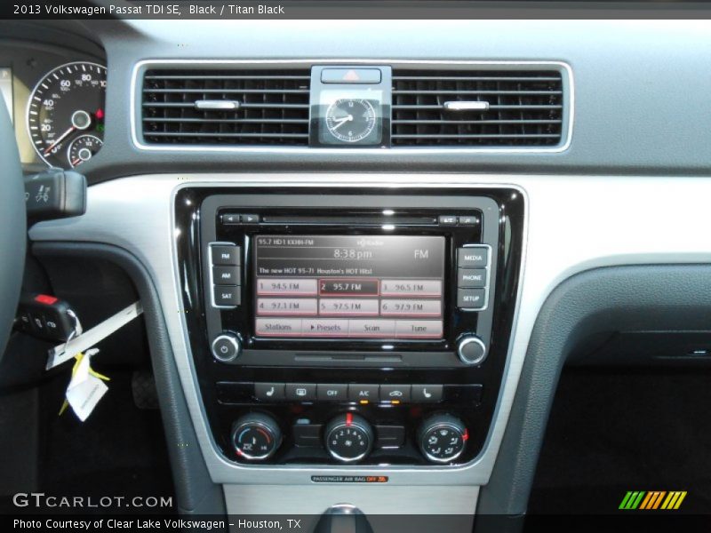 Black / Titan Black 2013 Volkswagen Passat TDI SE
