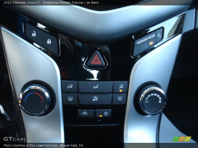 Crystal Red Metallic Tintcoat / Jet Black 2013 Chevrolet Cruze LT