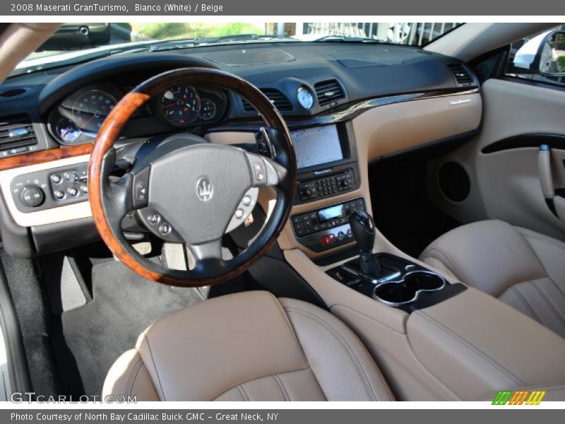 Bianco (White) / Beige 2008 Maserati GranTurismo