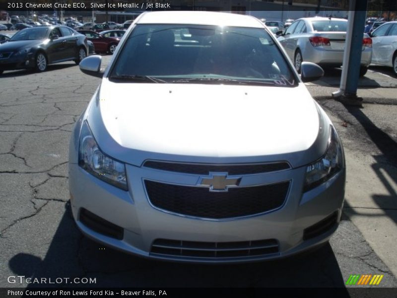 Silver Ice Metallic / Jet Black 2013 Chevrolet Cruze ECO