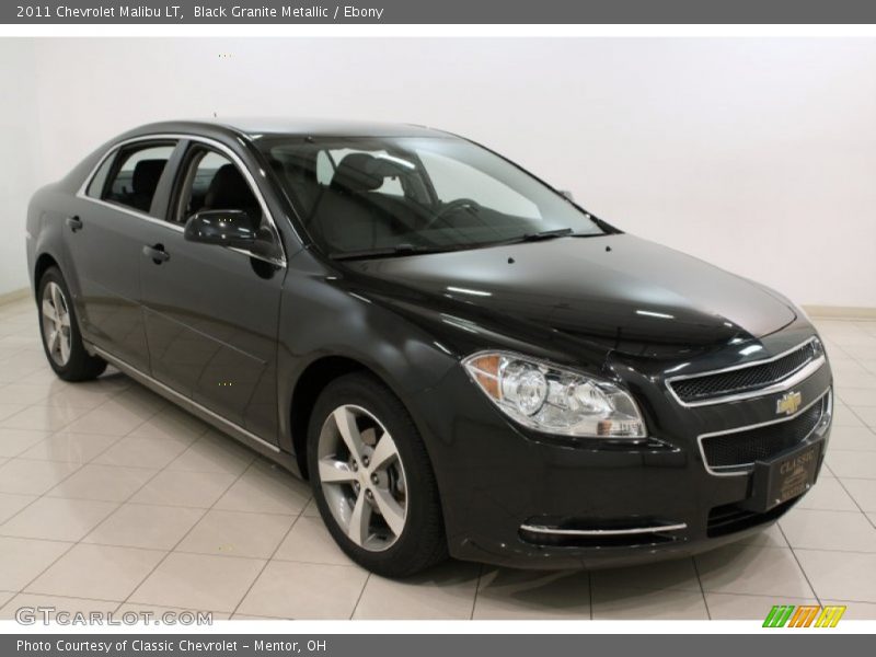 Black Granite Metallic / Ebony 2011 Chevrolet Malibu LT