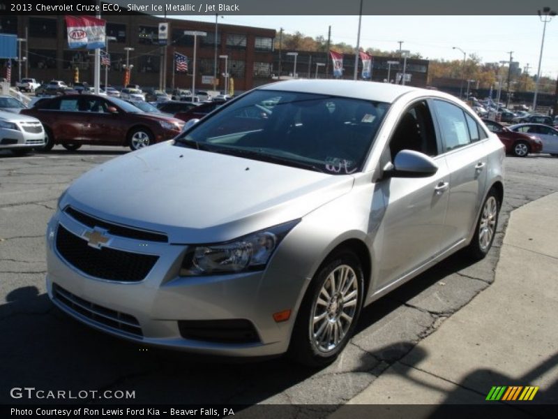 Silver Ice Metallic / Jet Black 2013 Chevrolet Cruze ECO