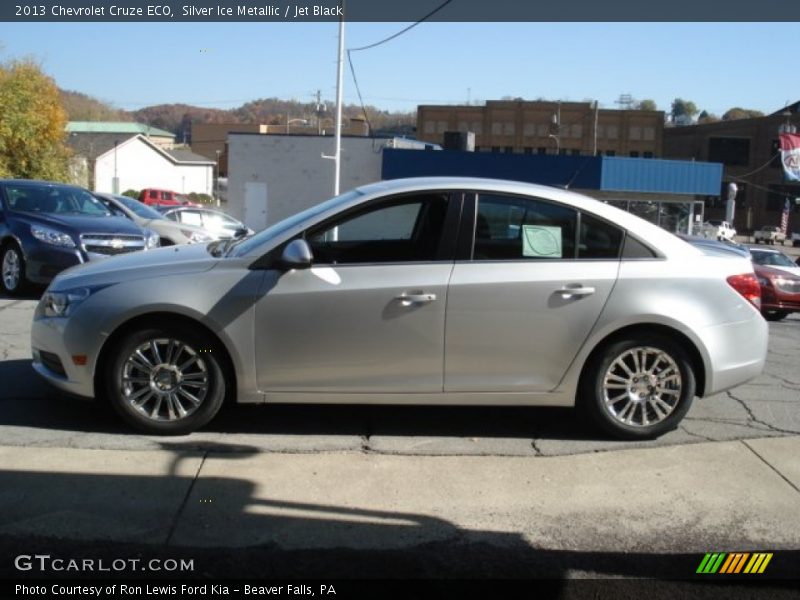 Silver Ice Metallic / Jet Black 2013 Chevrolet Cruze ECO