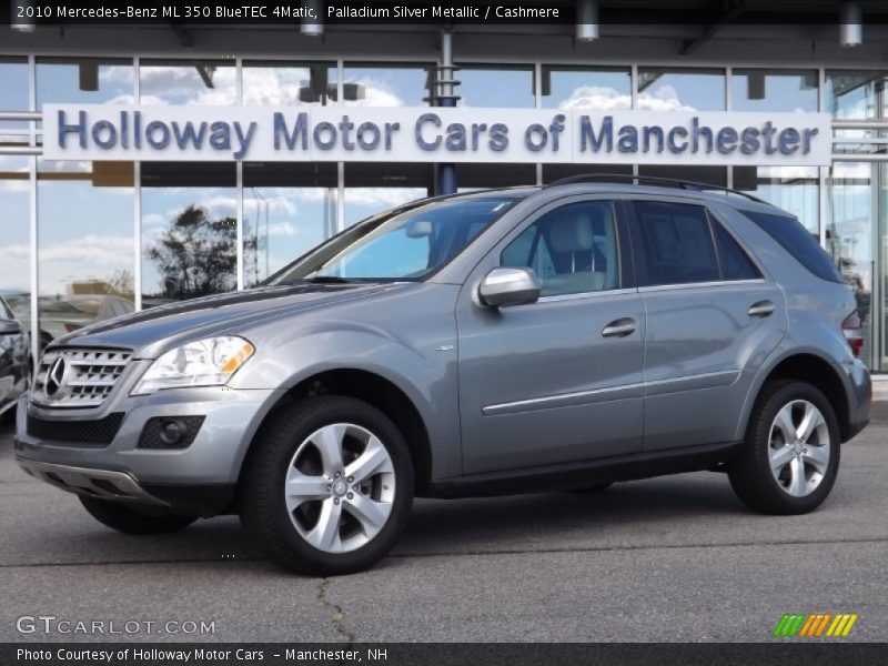 Palladium Silver Metallic / Cashmere 2010 Mercedes-Benz ML 350 BlueTEC 4Matic