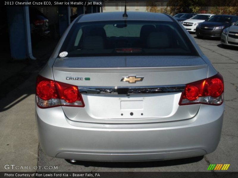 Silver Ice Metallic / Jet Black 2013 Chevrolet Cruze ECO