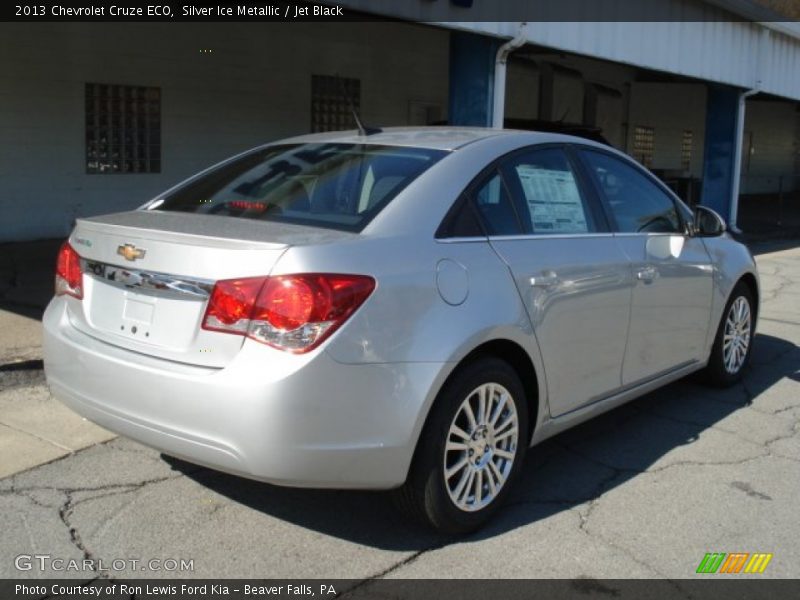 Silver Ice Metallic / Jet Black 2013 Chevrolet Cruze ECO