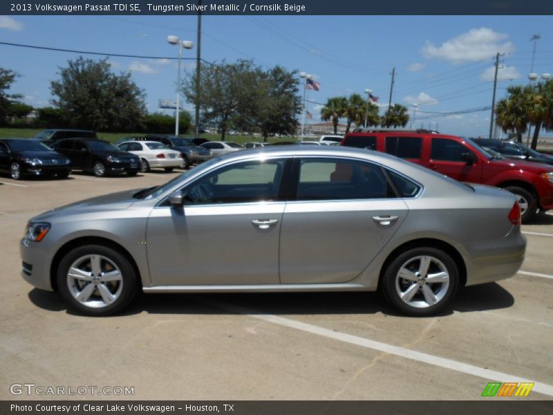Tungsten Silver Metallic / Cornsilk Beige 2013 Volkswagen Passat TDI SE
