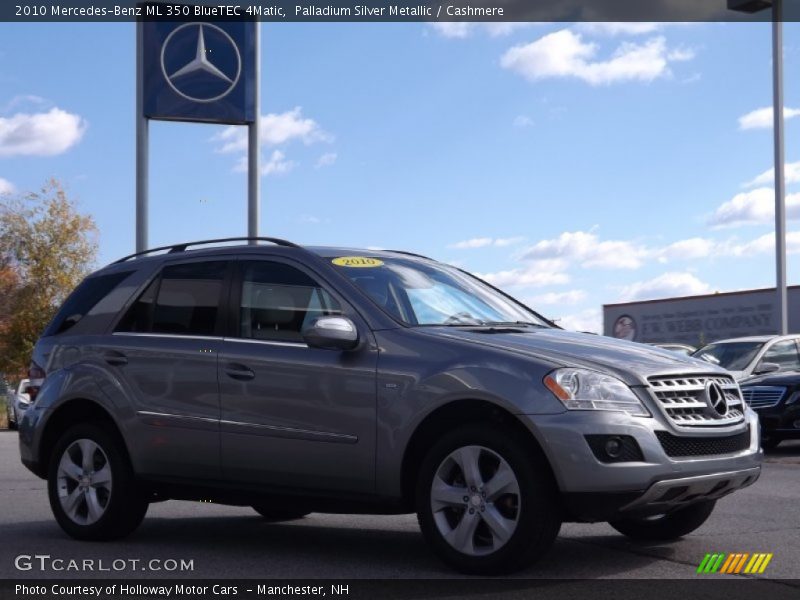 Palladium Silver Metallic / Cashmere 2010 Mercedes-Benz ML 350 BlueTEC 4Matic