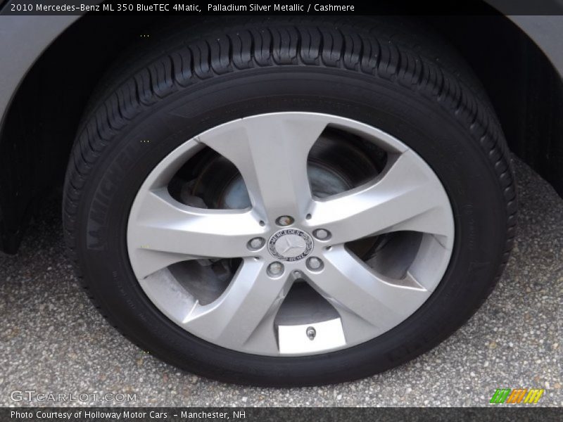 Palladium Silver Metallic / Cashmere 2010 Mercedes-Benz ML 350 BlueTEC 4Matic