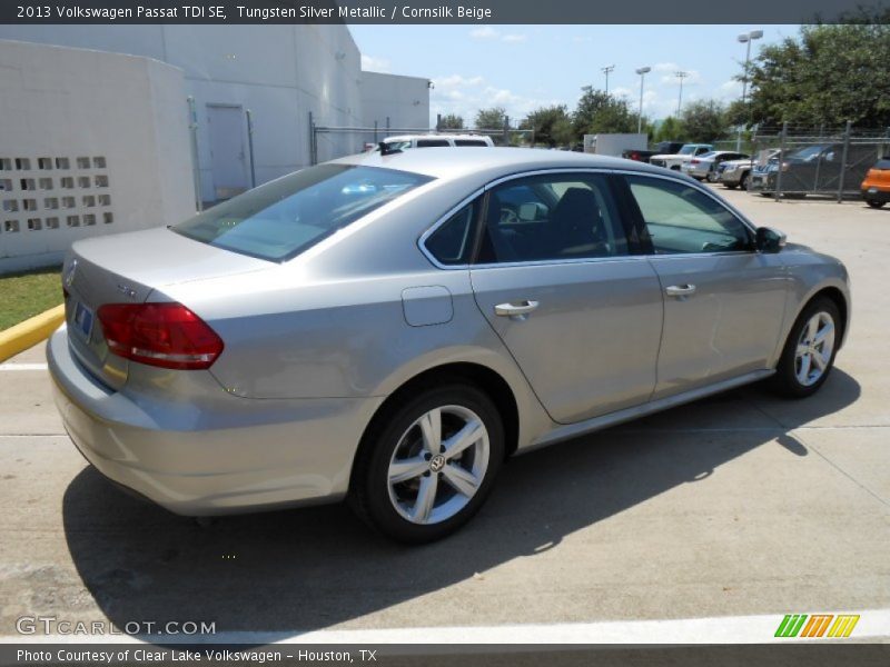Tungsten Silver Metallic / Cornsilk Beige 2013 Volkswagen Passat TDI SE