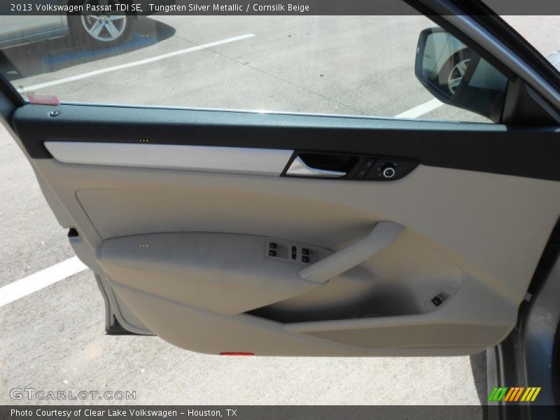 Tungsten Silver Metallic / Cornsilk Beige 2013 Volkswagen Passat TDI SE