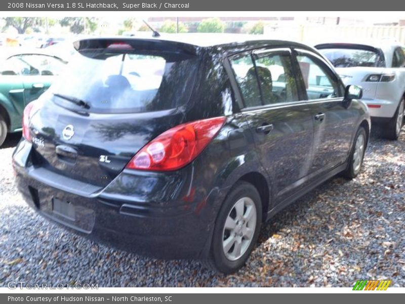 Super Black / Charcoal 2008 Nissan Versa 1.8 SL Hatchback