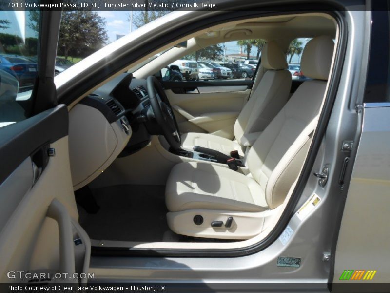 Tungsten Silver Metallic / Cornsilk Beige 2013 Volkswagen Passat TDI SE