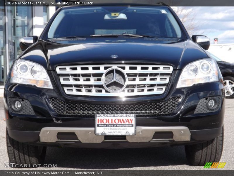 Black / Black 2009 Mercedes-Benz ML 350 4Matic