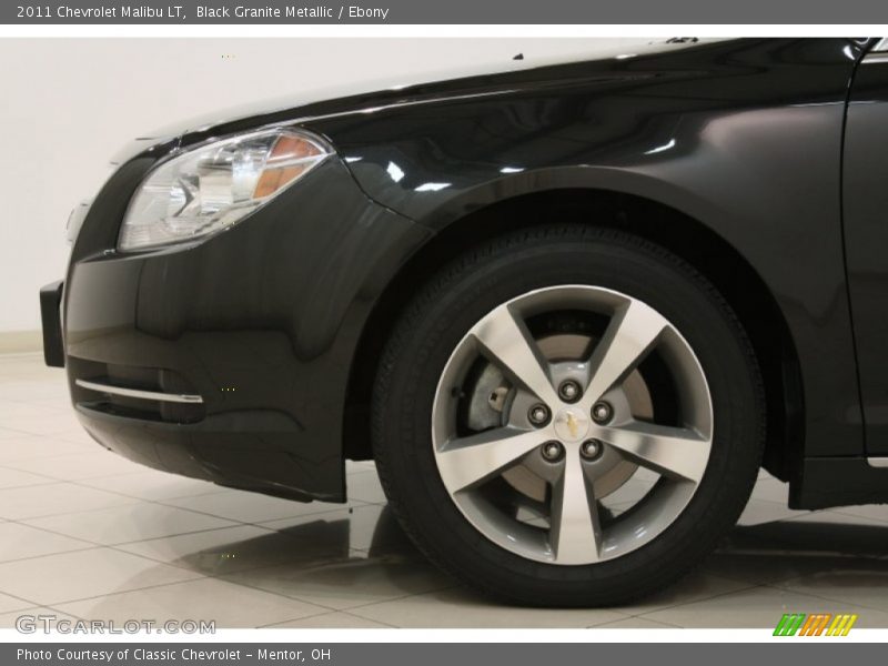Black Granite Metallic / Ebony 2011 Chevrolet Malibu LT