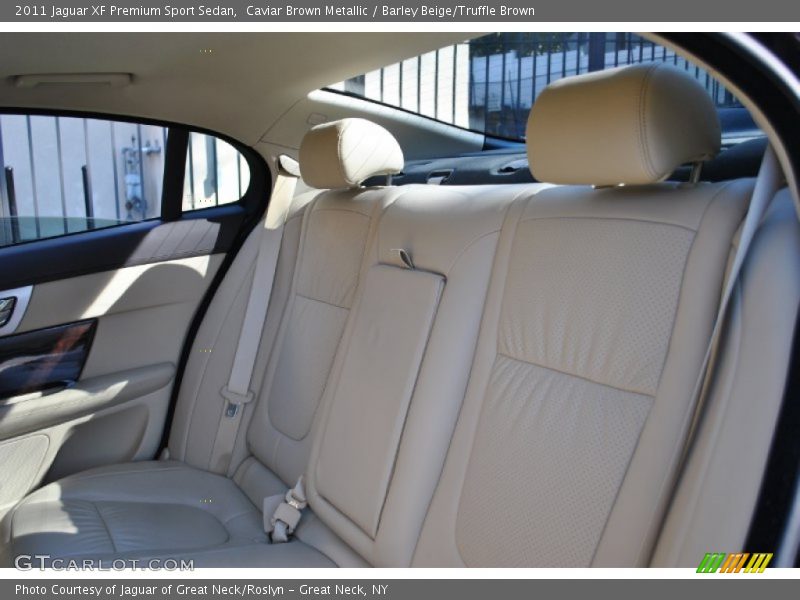 Caviar Brown Metallic / Barley Beige/Truffle Brown 2011 Jaguar XF Premium Sport Sedan