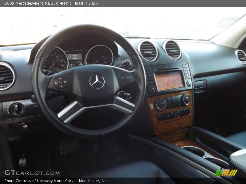 Black / Black 2009 Mercedes-Benz ML 350 4Matic