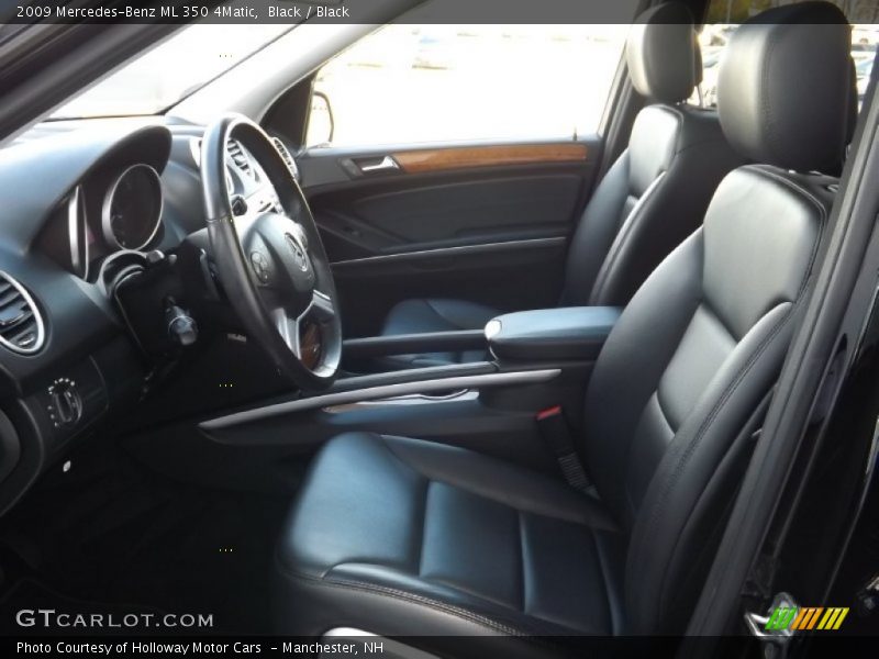 Black / Black 2009 Mercedes-Benz ML 350 4Matic